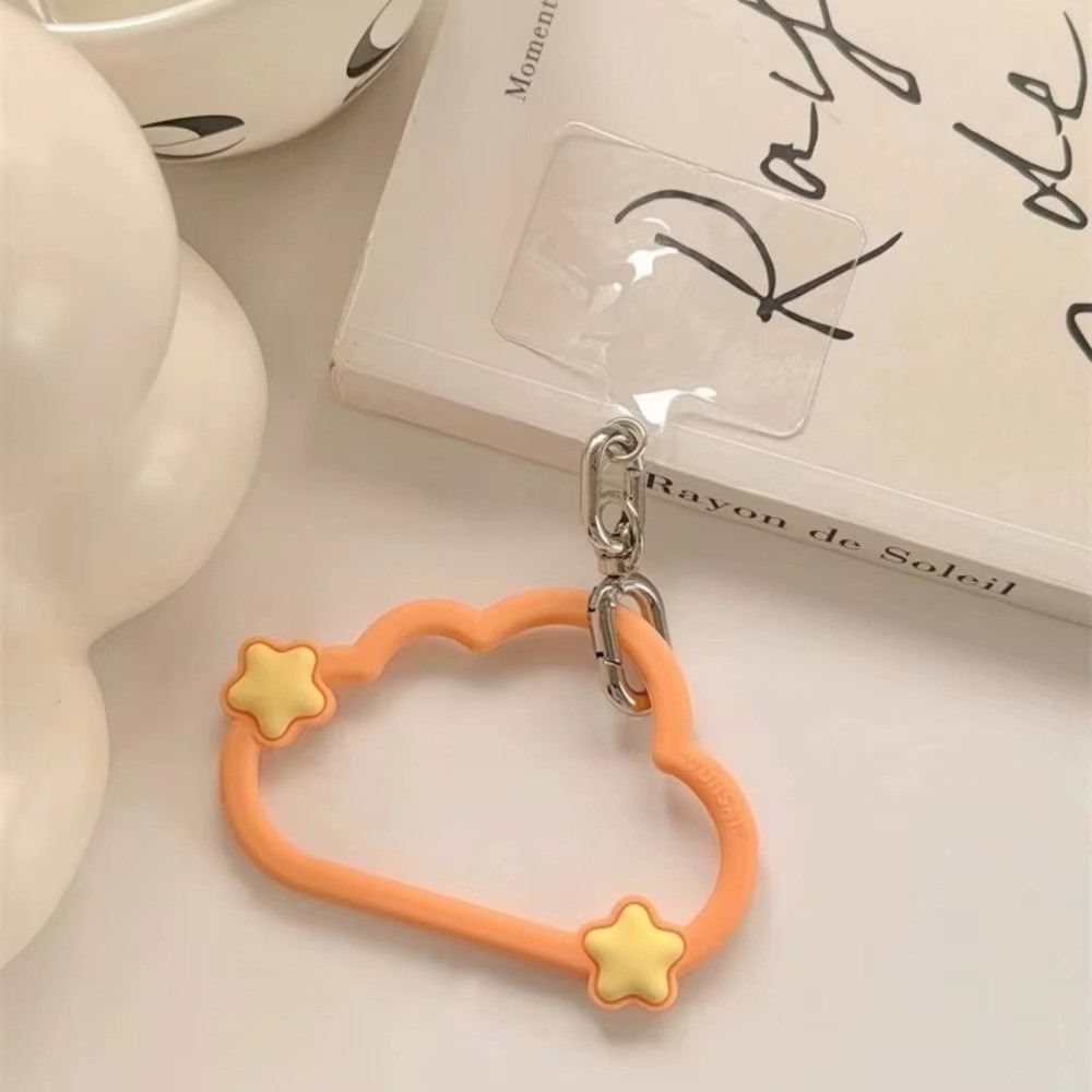 Cute Cartoon Wrist Strap Silicone Case - Sevimli Silikon Telefon Askısı Kayıp Önleyici