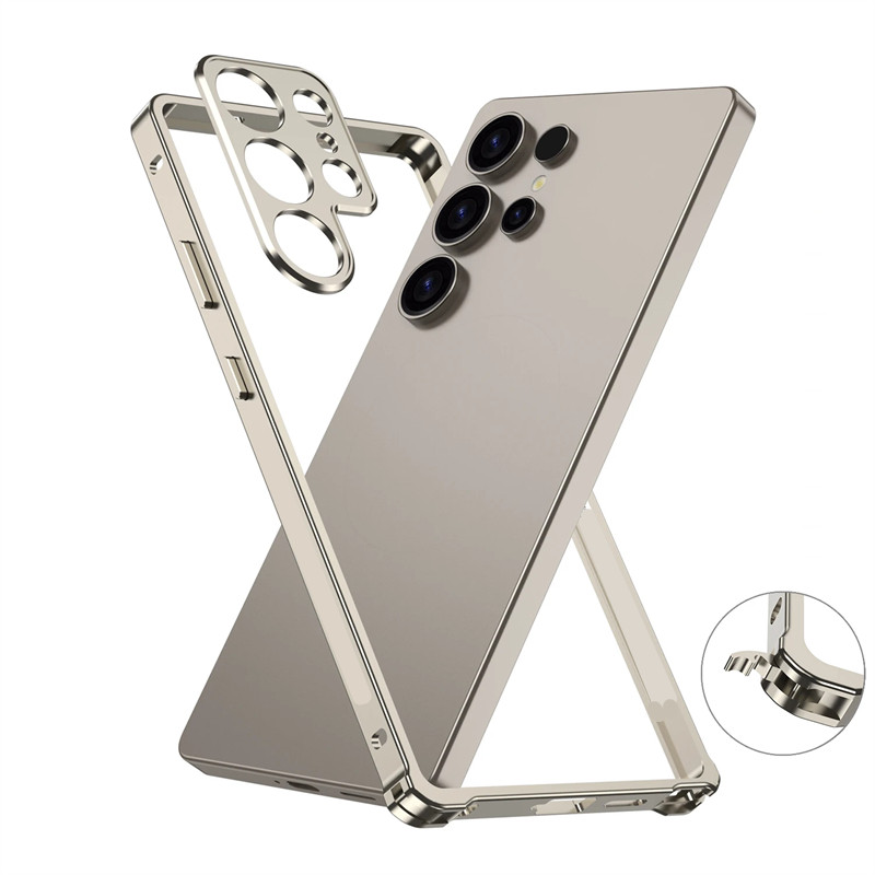 Metal Bumper Aluminum Frame Case - Samsung Galaxy S23 S25 Ultra S24