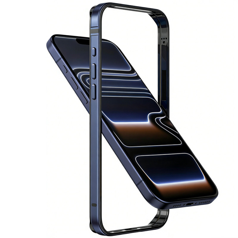 Metal Bumper Aluminum Frame Case - Alüminyum Metal Tampon İnce Kılıf iPhone