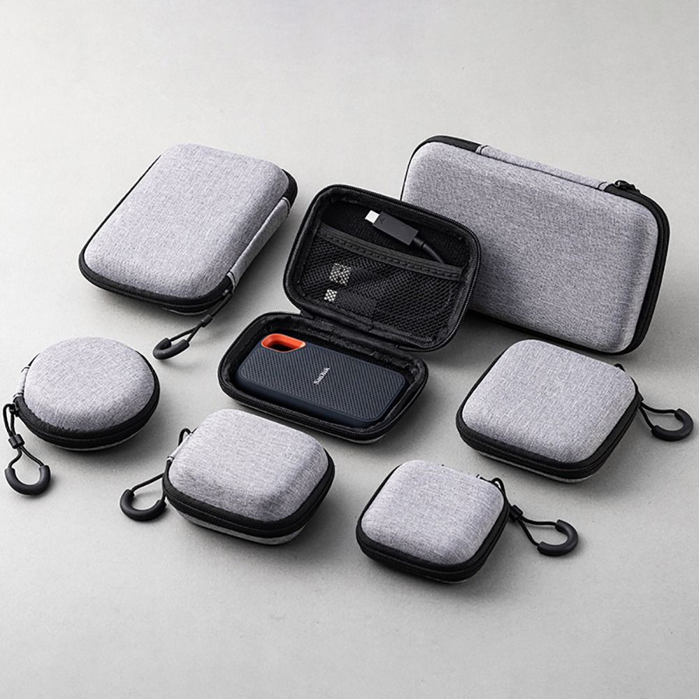 Phone Cases - 1 Adet Kulaklık/Telefon/Şarj Kablosu EVA Saklama