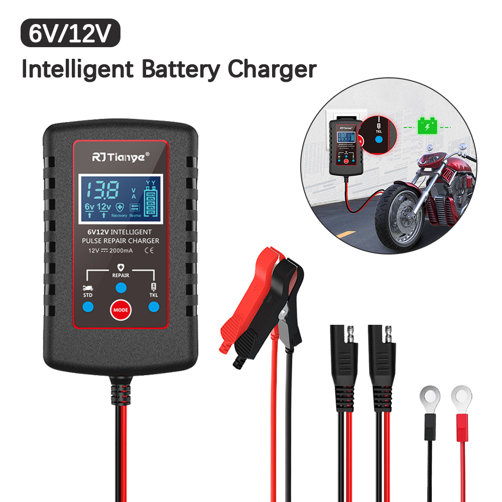 Chargers - Akıllı pil şarj cihazı motosiklet çim