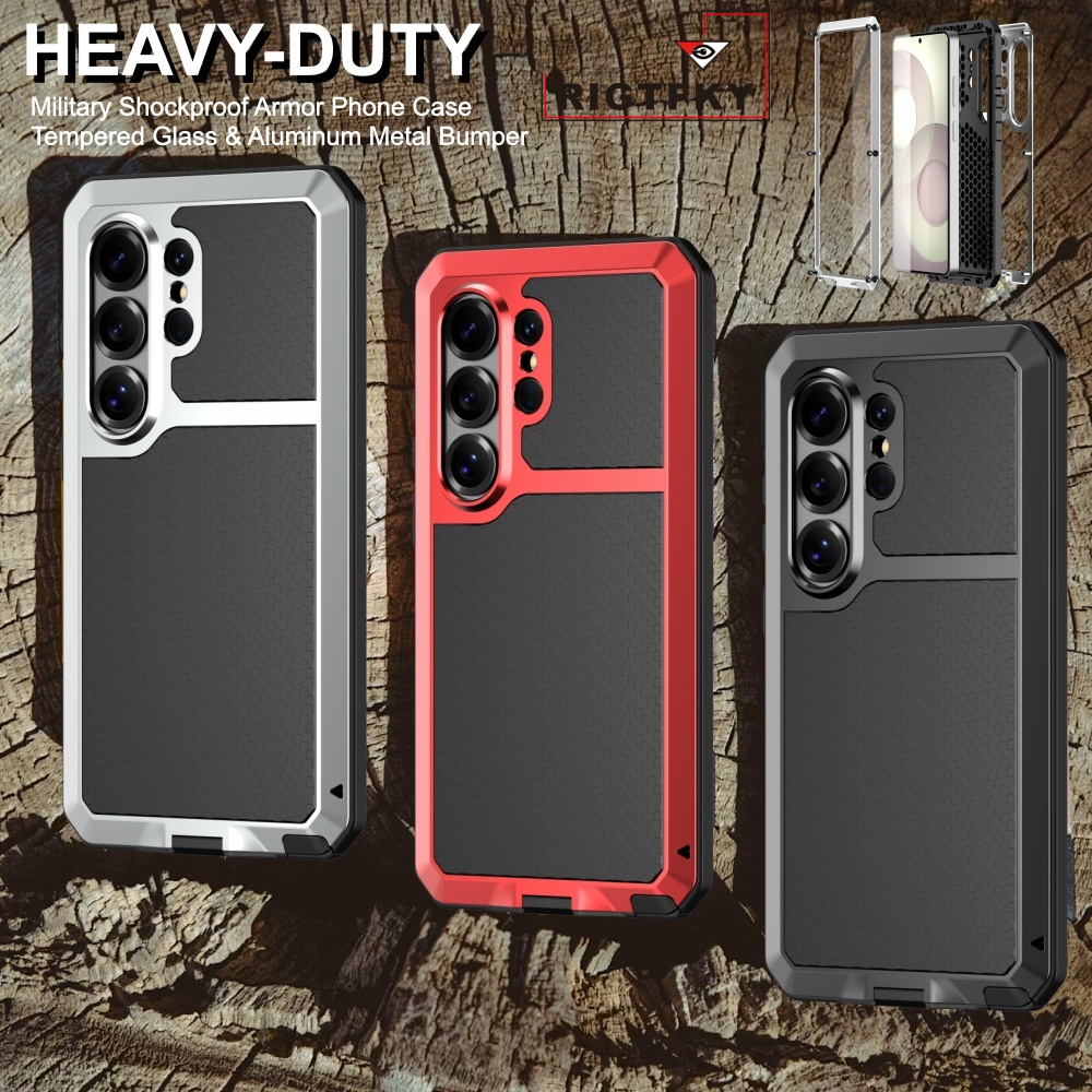 Heavy Duty 360 Full Body Protective Case - Samsung S26 Ultra, S26 Plus Ağır