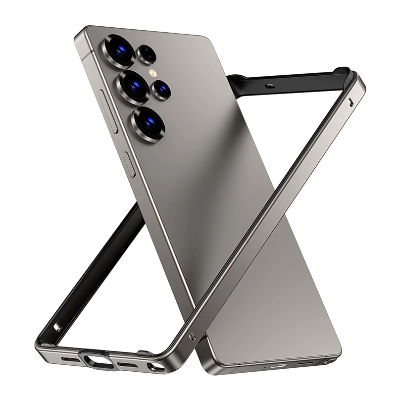 Metal Bumper Aluminum Frame Case - Samsung Galaxy S25 Ultra S24 Plus