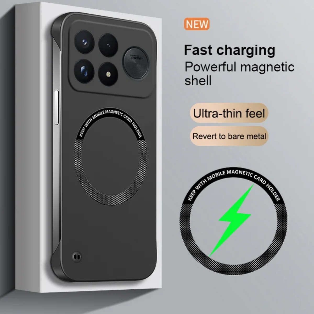 Ultra Thin Frameless Phone Cover - Poco F9 Ultra F9 Pro X8