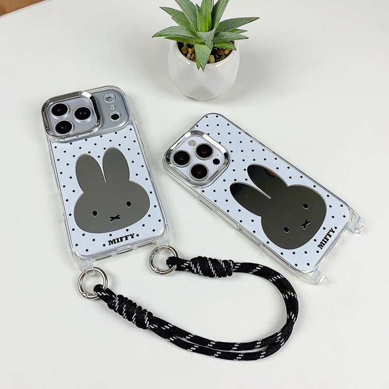 Lüks Makyaj Aynalı Sevimli Kar - Cute Cartoon Wrist Strap Silicone Case incelemesi ve fiyatı