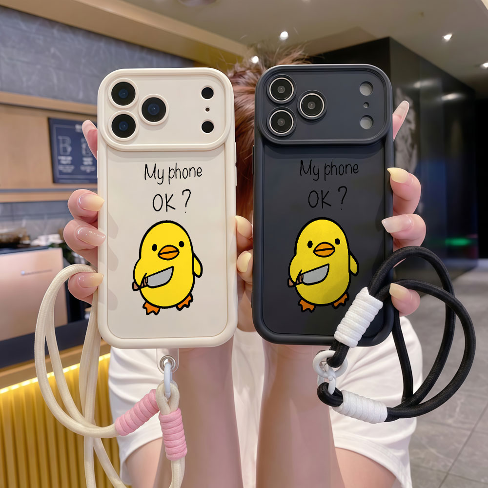 Sevimli Karikatür Ördek Bilekl - Cute Cartoon Wrist Strap Silicone Case incelemesi ve fiyatı
