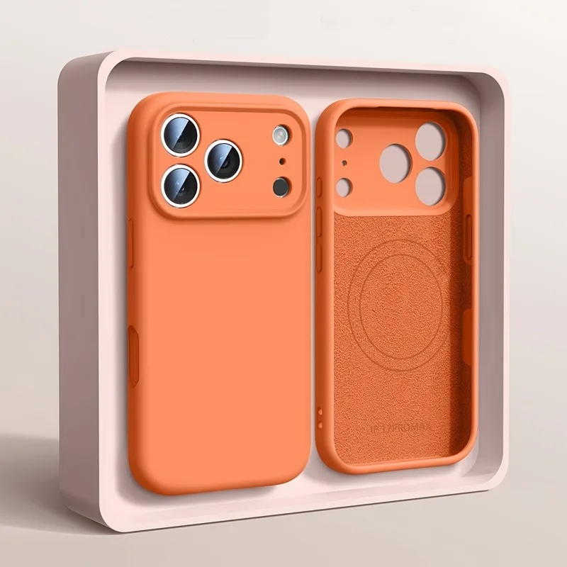 iPhone 17 16 15 14 13 Pro Max  - Liquid Silicone Magnetic Phone Case incelemesi ve fiyatı