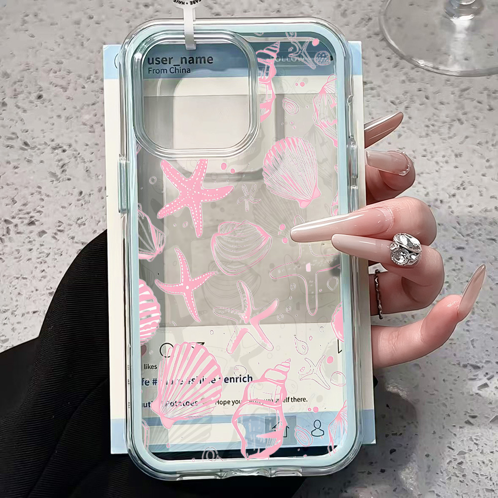 Yaz Pembesi Deniz Kabuğu Şeffa - Clear Shockproof Bumper Case incelemesi ve fiyatı