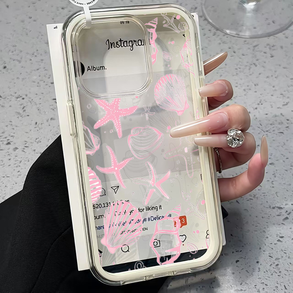 Yaz Pembesi Deniz Kabuğu Şeffa - Clear Shockproof Bumper Case incelemesi ve fiyatı