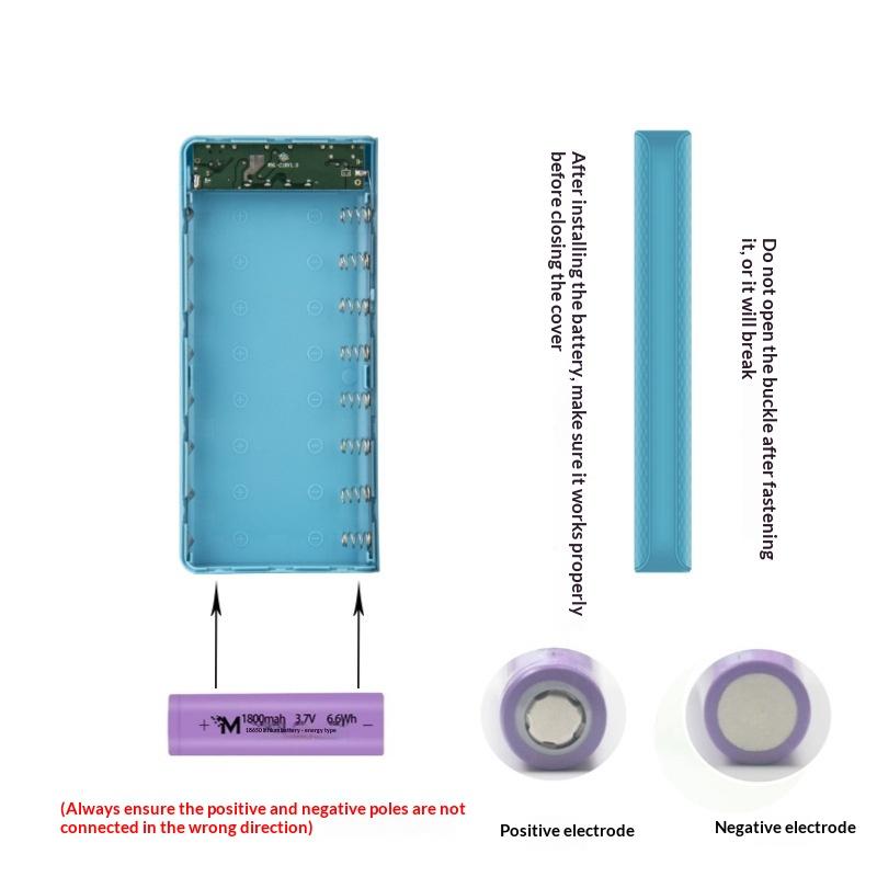 1 adet DIY 8*18650 Pil Güç Ban - Power Banks incelemesi ve fiyatı