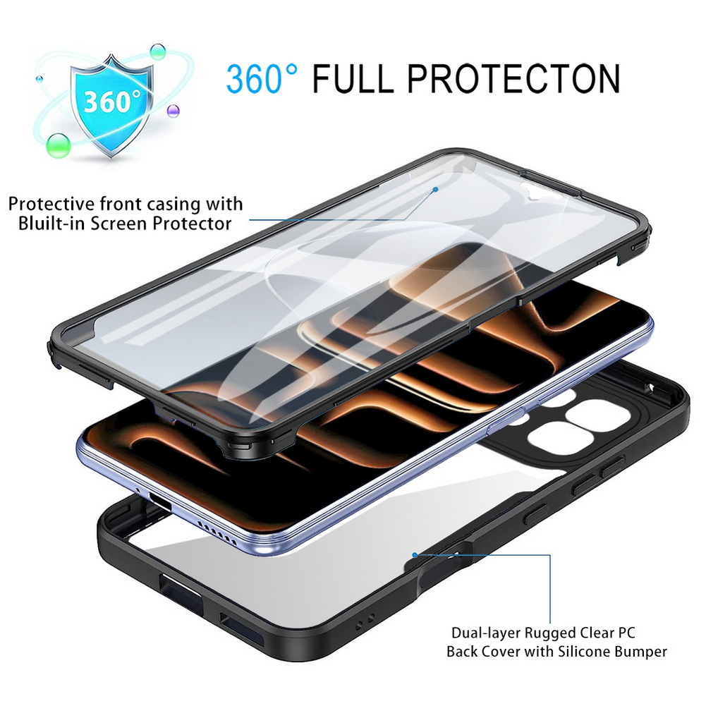Lüks Şeffaf 360 °   Tam vücut  - Heavy Duty 360 Full Body Protective Case incelemesi ve fiyatı