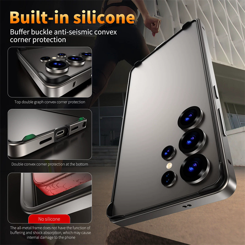 Samsung Galaxy S25 Ultra S24 P - Metal Bumper Aluminum Frame Case incelemesi ve fiyatı