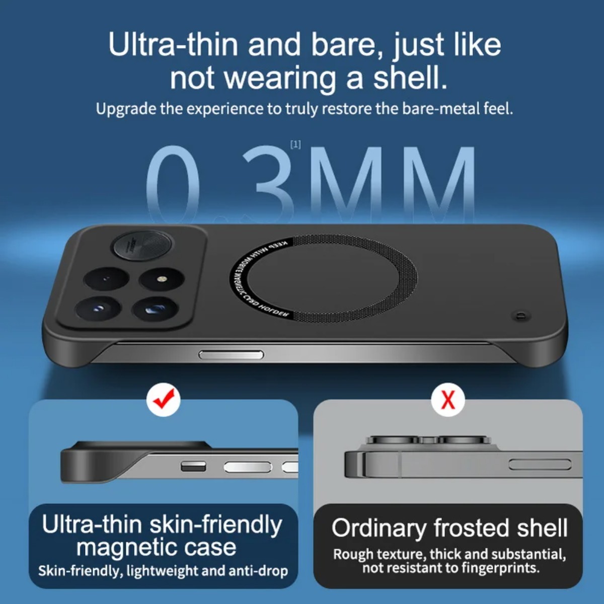 Poco F9 Ultra F9 Pro X8 Pro Ma - Ultra Thin Frameless Phone Cover incelemesi ve fiyatı